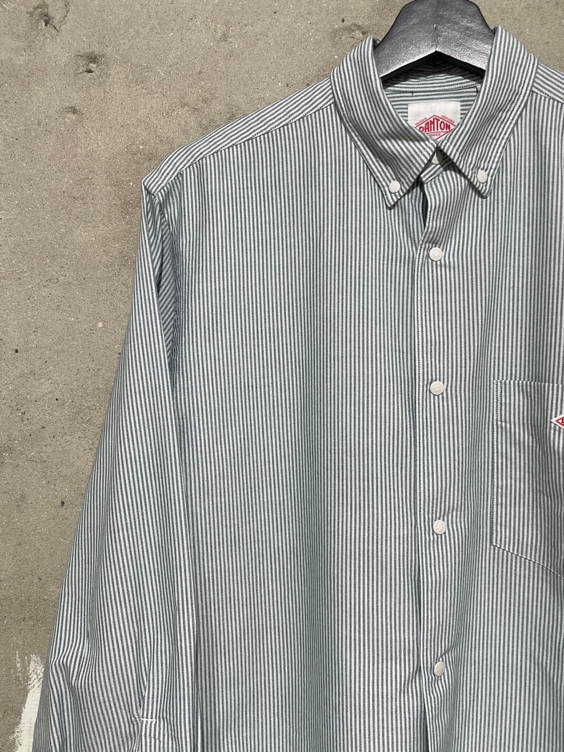 단톤 쿨맥스 스트라이프 옥스포드 B.D 셔츠 상품이미지2