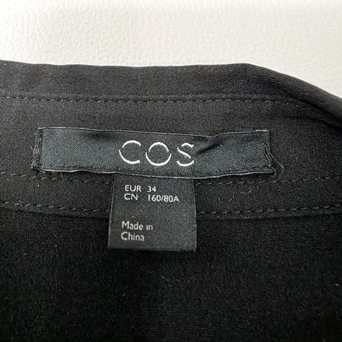 COS 코스 100% 실크 비대칭 드레이프 셔츠 44~55 상품이미지9