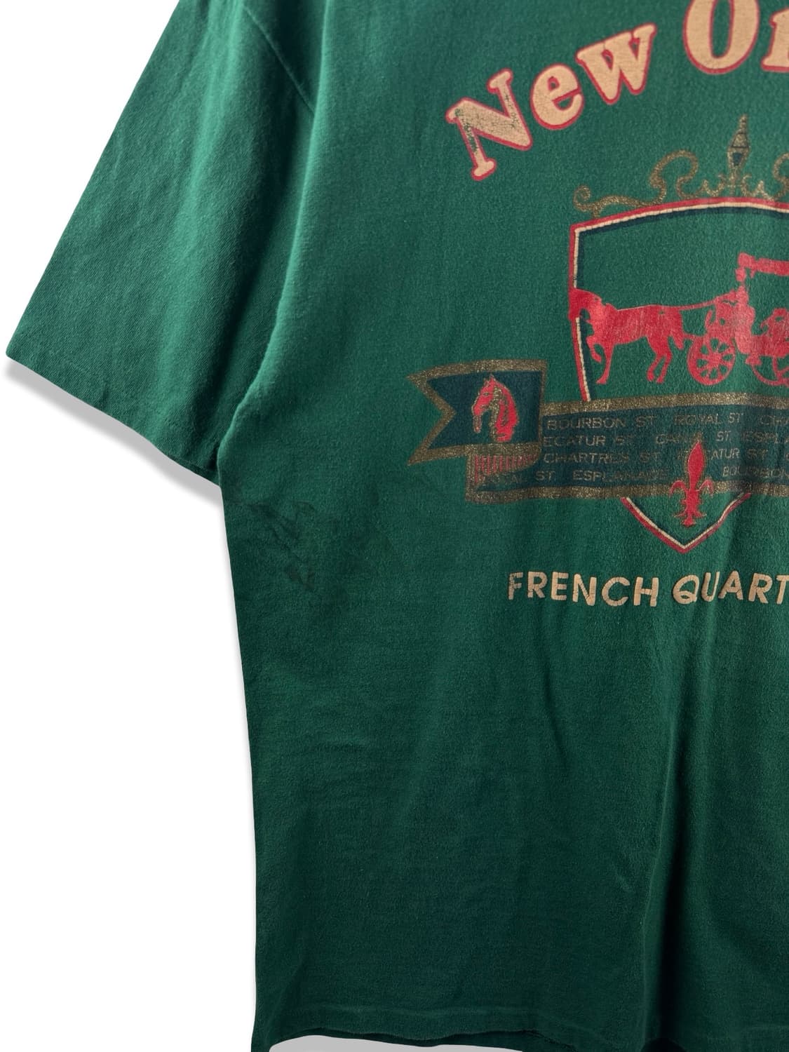 90S 미국제조 프렌치쿼터 테마 싱글스티치 티셔츠2287 상품이미지4