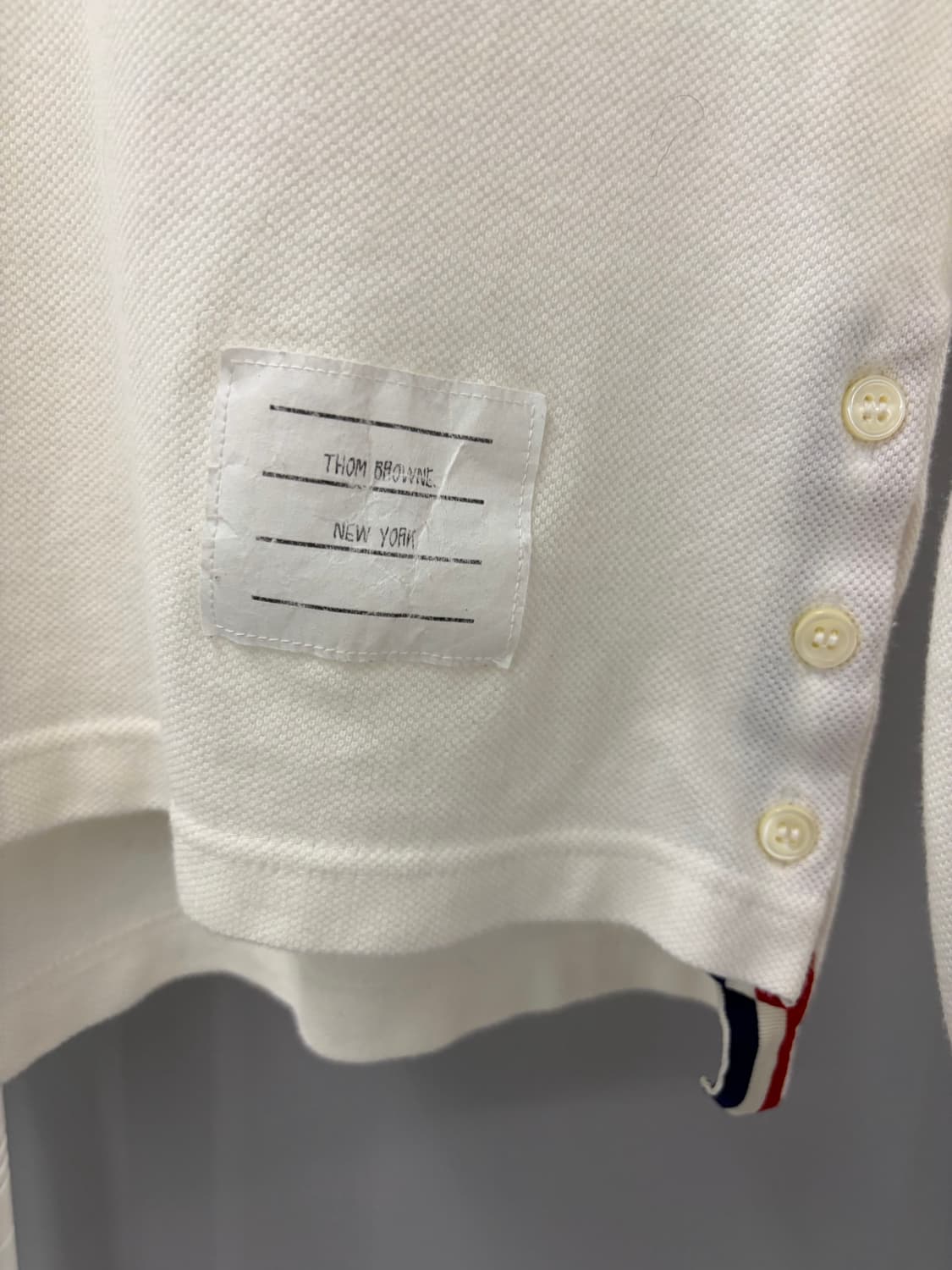 Thom Browne long-sleeve polo shirt  0 상품이미지3