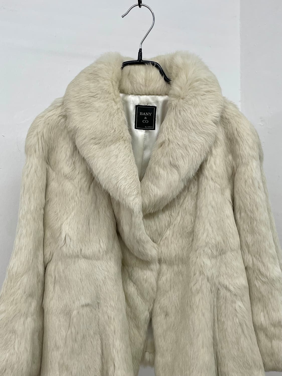 아이보리 렉스 퍼자켓 상품이미지3