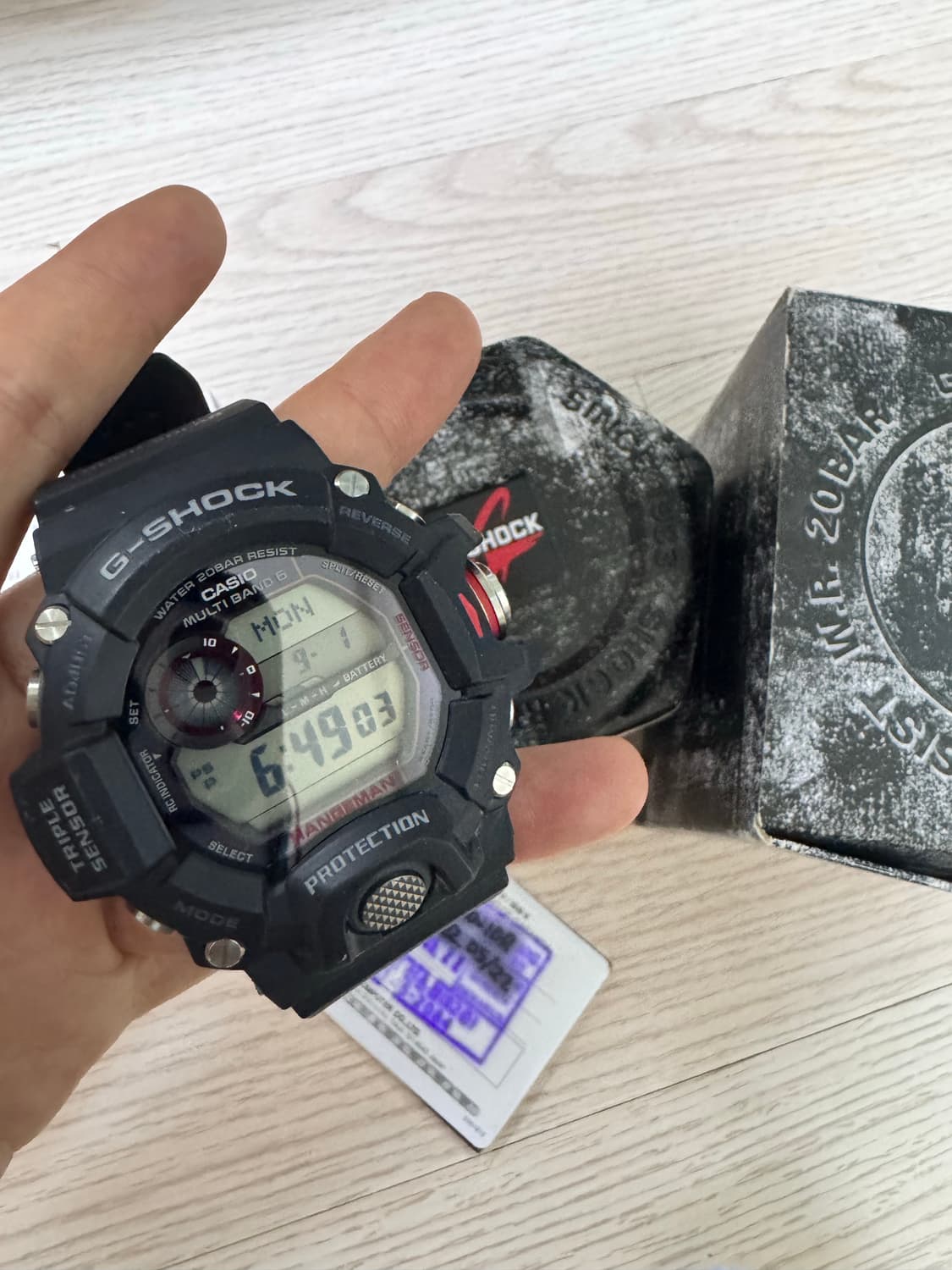 지샥 G-Shock 레인지맨 GW-9400-1DR 상품이미지2