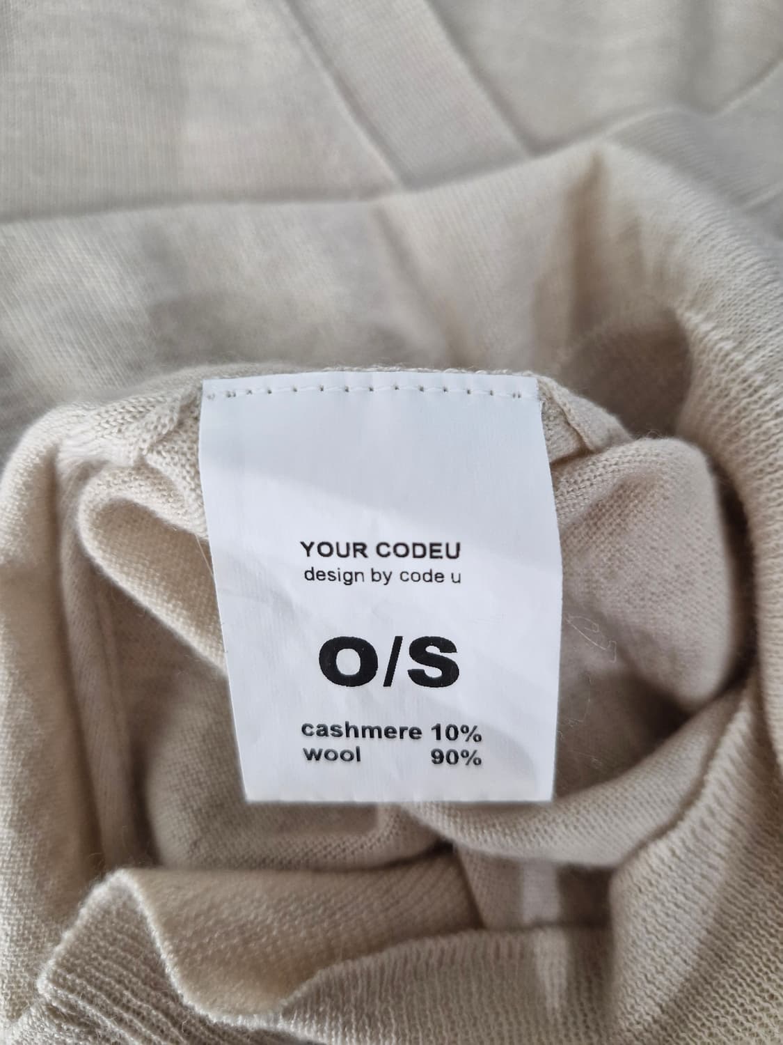 CODEU 코드유 파우더 니트 울캐시미어 상품이미지6