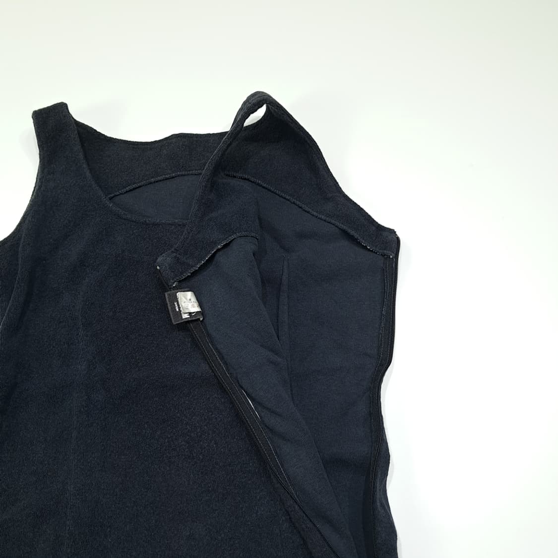 CL430 모스키노 90s MARE 테리코튼 블랙 미니원피스 상품이미지3