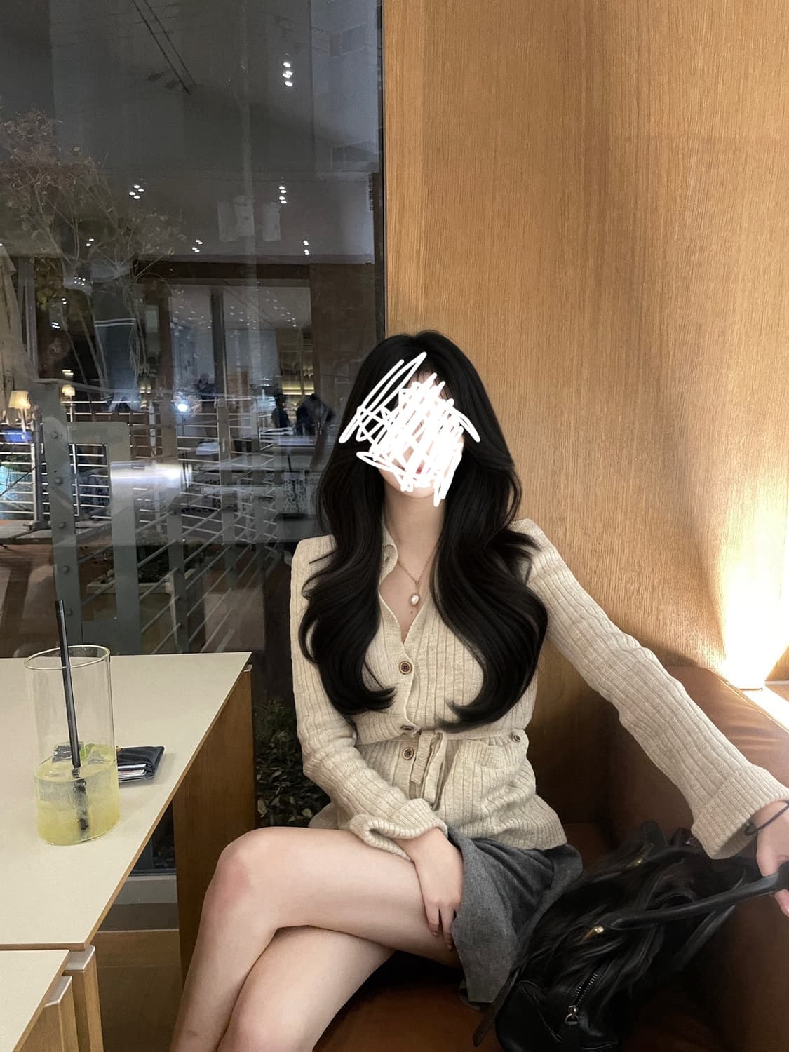 [세트가] 빈티지 가디건 빈티지 스커트 모리룩 모리 가디건 일본빈티지 상품이미지4