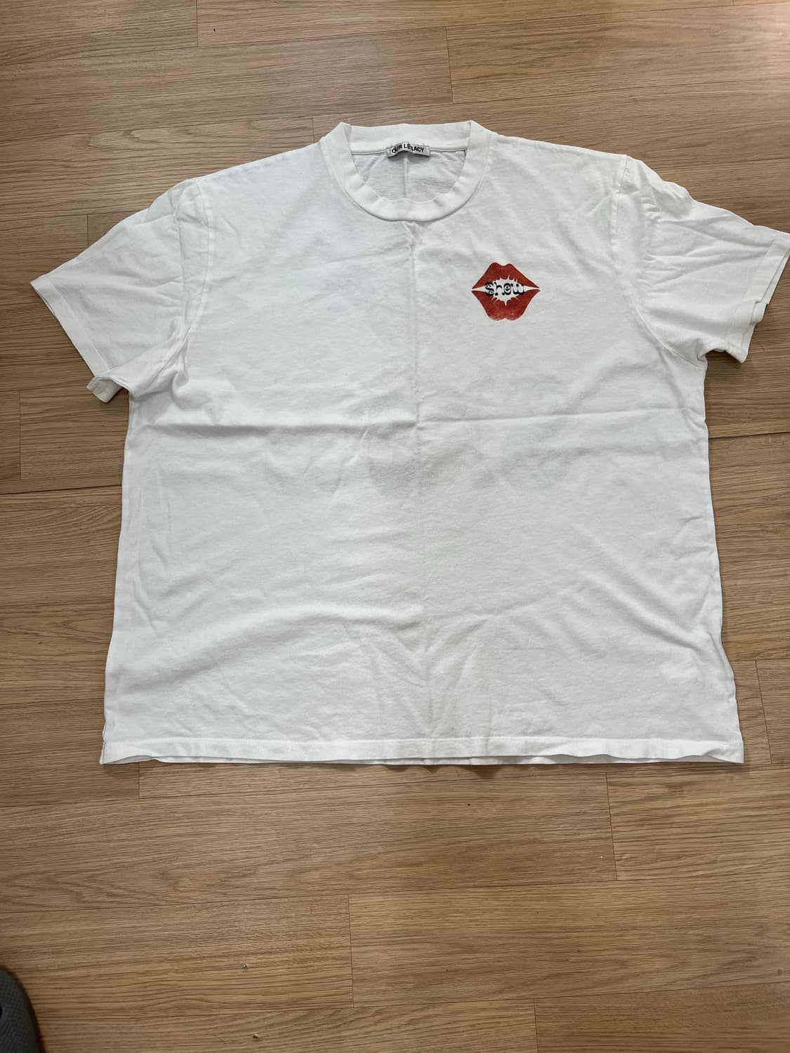 아워레가시 화이트 반팔티 2종 52사이즈 상품이미지1