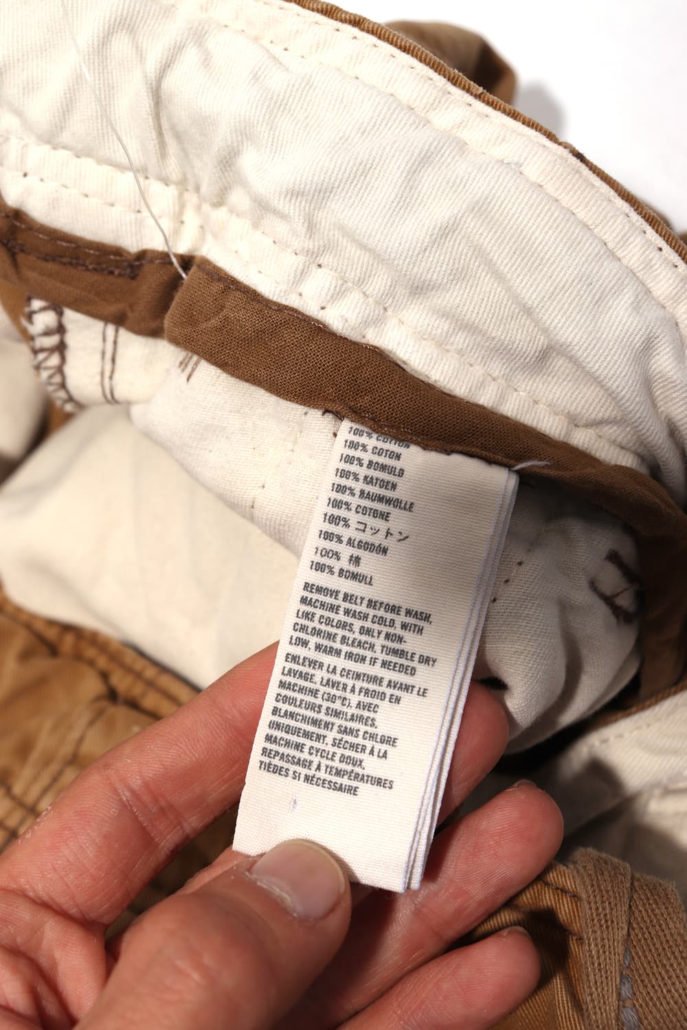 ABERCROMBIE 워싱 코튼 카고 팬츠 size 36 상품이미지5