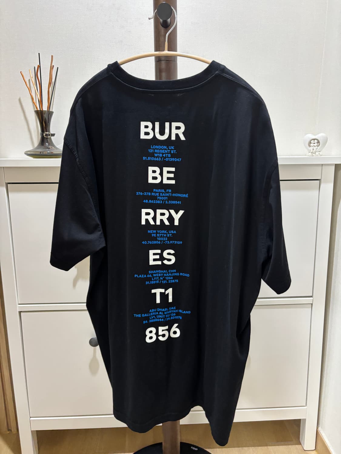 버버리 프린팅 티셔츠 상품이미지4