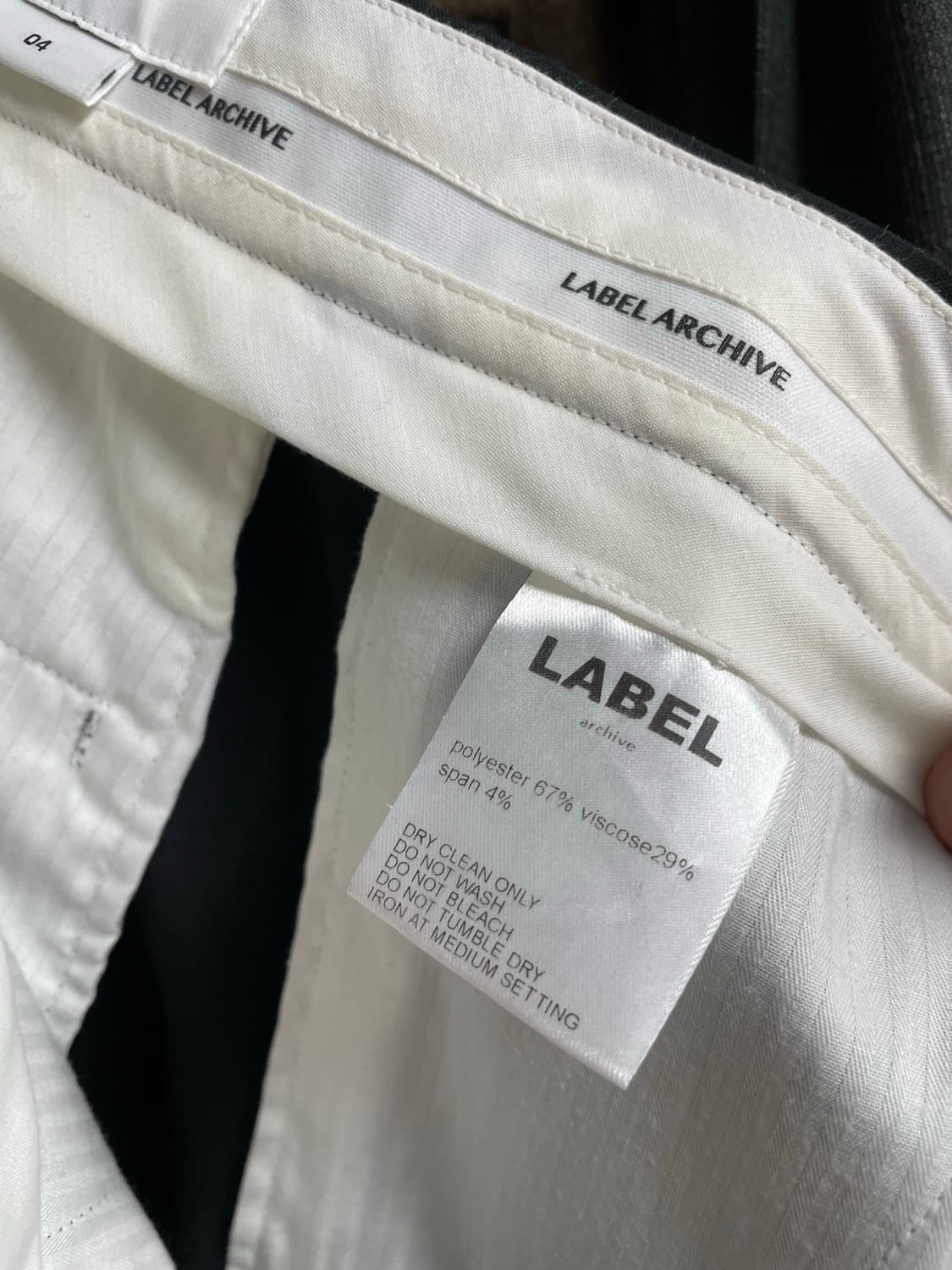 라벨아카이브 플리츠 와이드팬츠슬랙스 4 상품이미지3