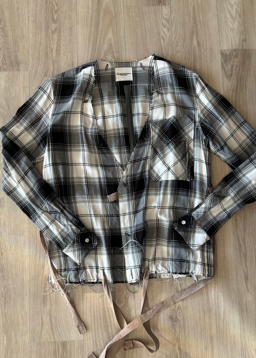 솔로이스트 17aw 카라리스 체크셔츠  상품이미지1