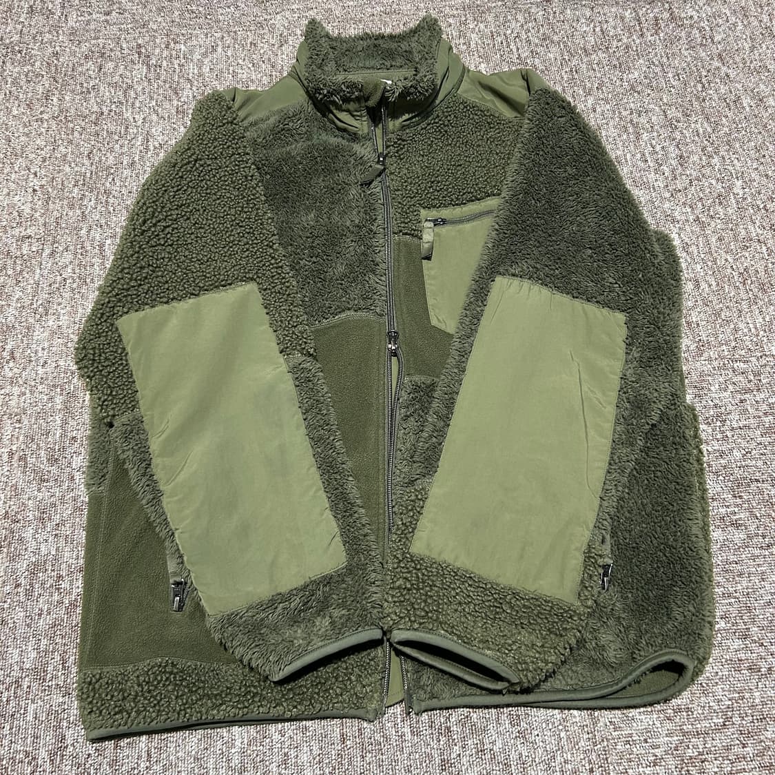 L) 엔지니어드 가먼츠 유니클로 플리스 후리스 집업 자 상품이미지3