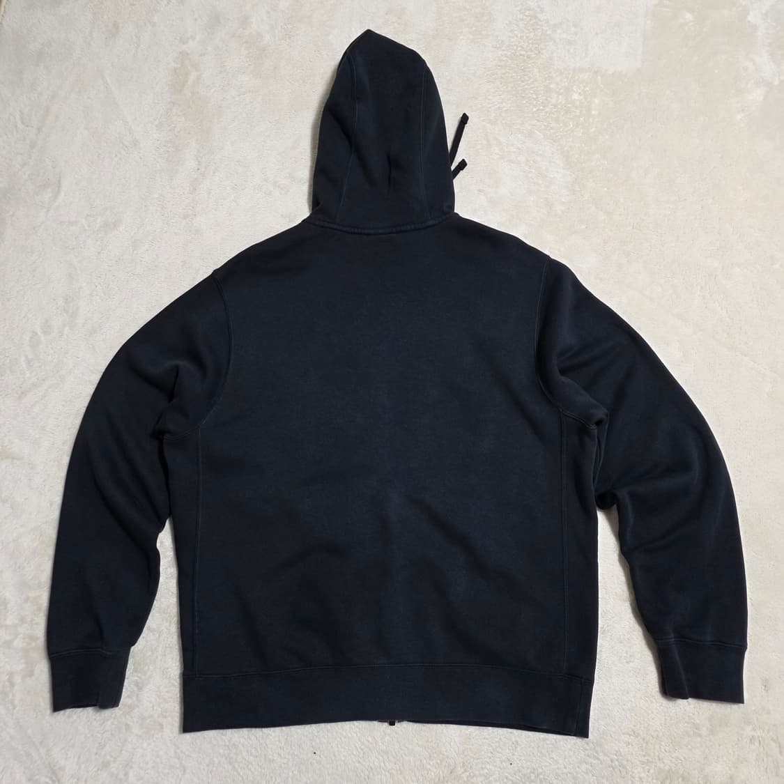 (M)나이키 후드집업 블랙 상품이미지3