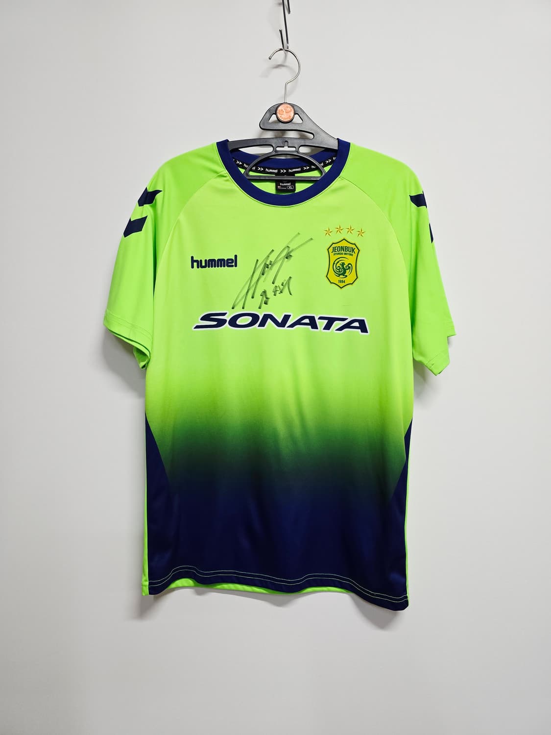 험멜 전북 현대 모터스 김진수 사인 유니폼 상품이미지1