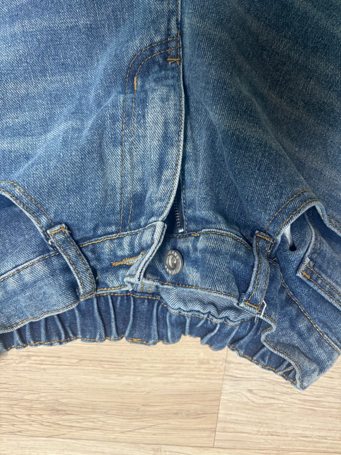 남자 와이드팬츠 중청 데님 상품이미지3