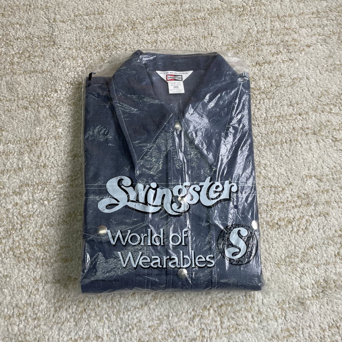 [L] 70s 데드스탁 USA champion 챔피온 스파크 데님 자켓 상품이미지8