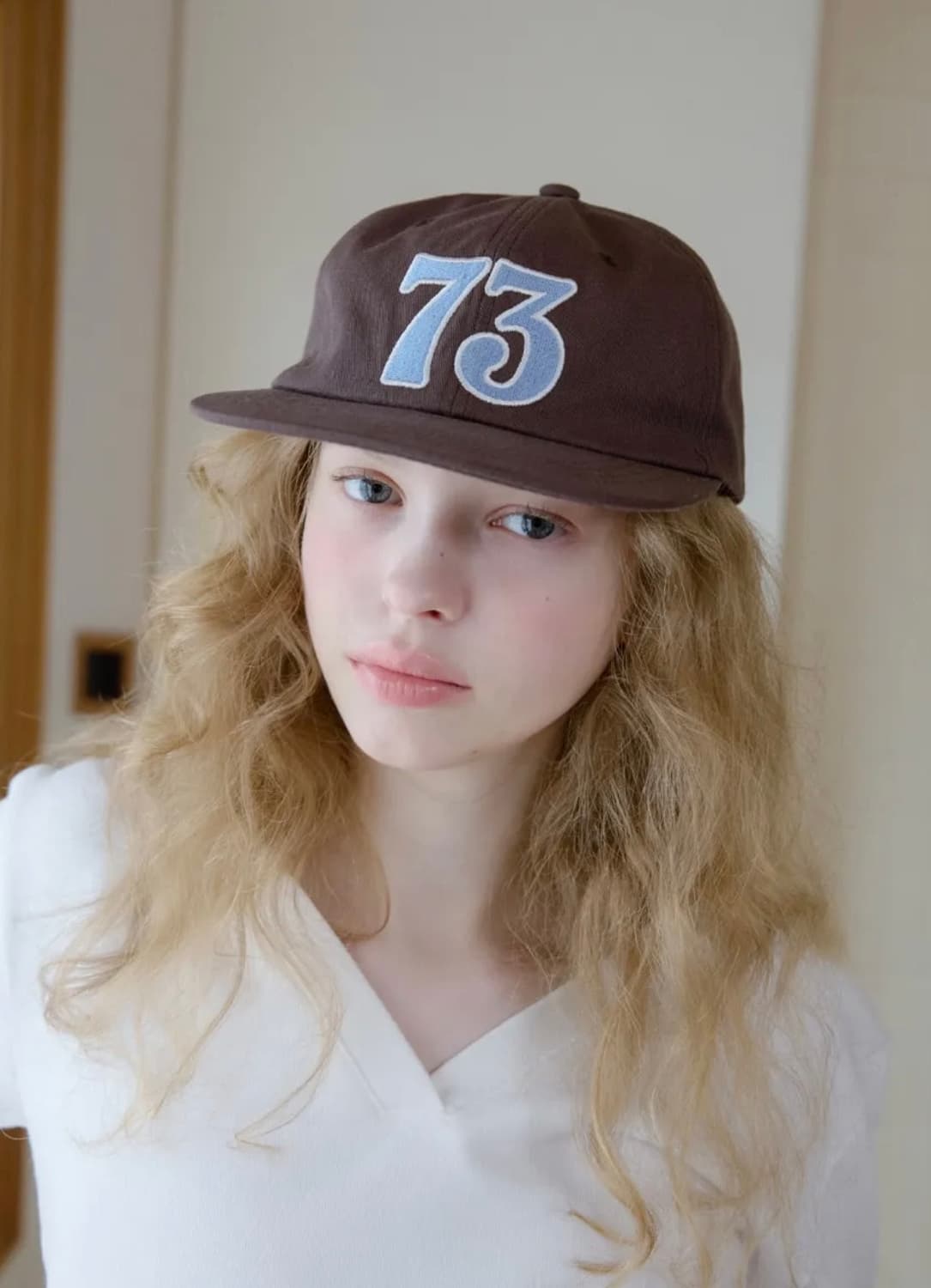 (택있음 바로배송) 레터프롬문 레터즈 73 캠프캡 - 브라운 상품이미지1