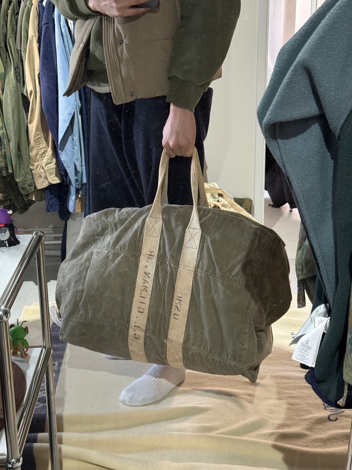 40-50s USN/USMC 에비에이터 킷백 상품이미지9