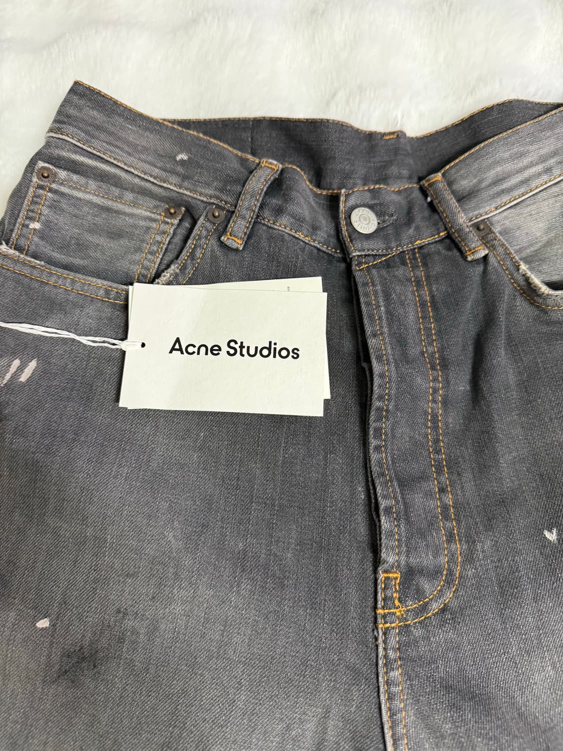 [48] 아크네스튜디오 쇼츠 흑청 상품이미지2