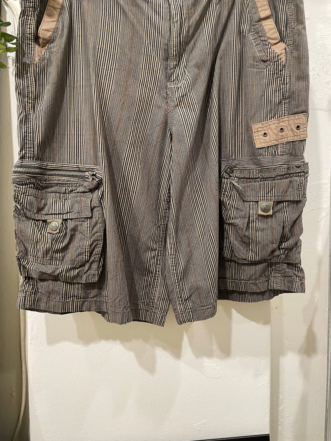 🇺🇸USA vintage stripe bermuda pants 상품이미지8