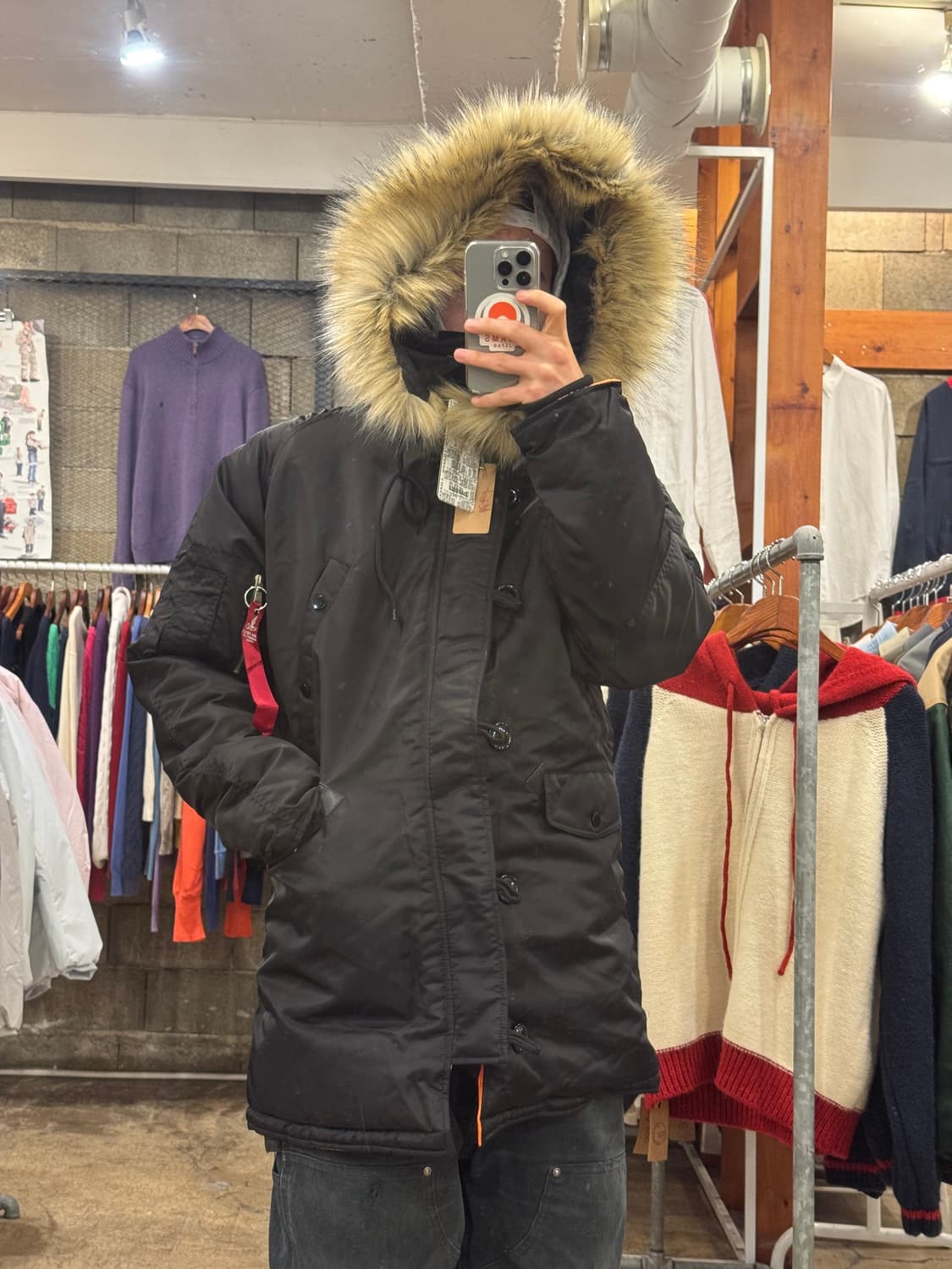 (새상품) 밀리터리 N3B 점퍼 상품이미지3