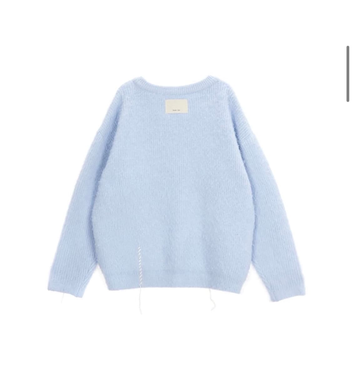 마뗑킴 헤어리 니트 블루 상품이미지2