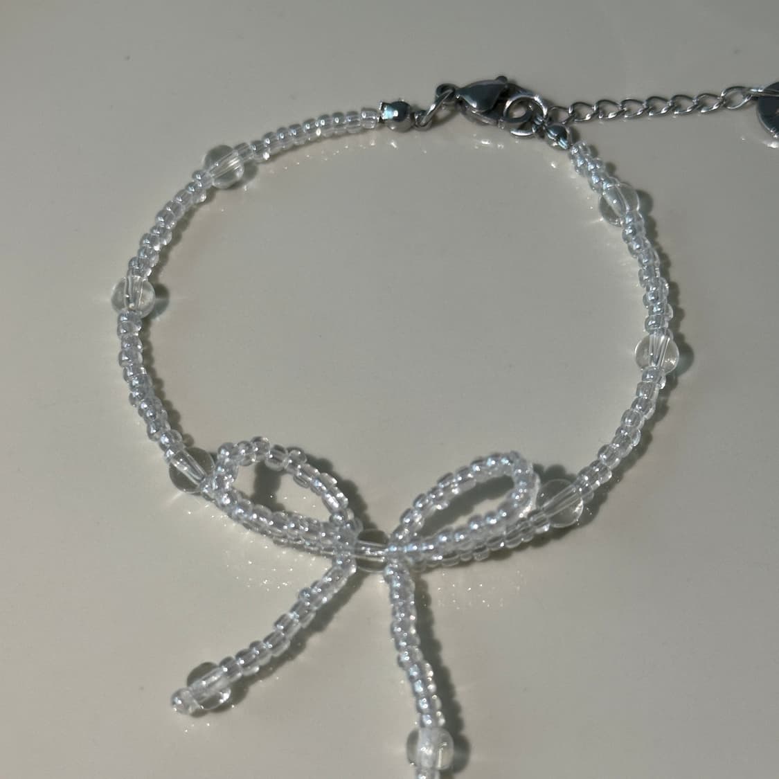 아이스 리본 비즈 팔찌 Ice Ribbon Bracelet 상품이미지3