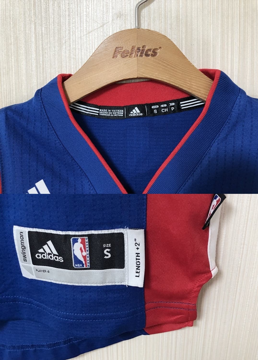 NBA 아디다스 디트로이트피스톤즈 스윙맨유니폼 유스S #0 드러먼드 상품이미지4