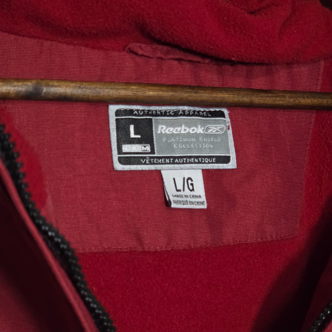 리복 허시 베어스 올드스쿨 기모 누빔 후드 점퍼 상품이미지9