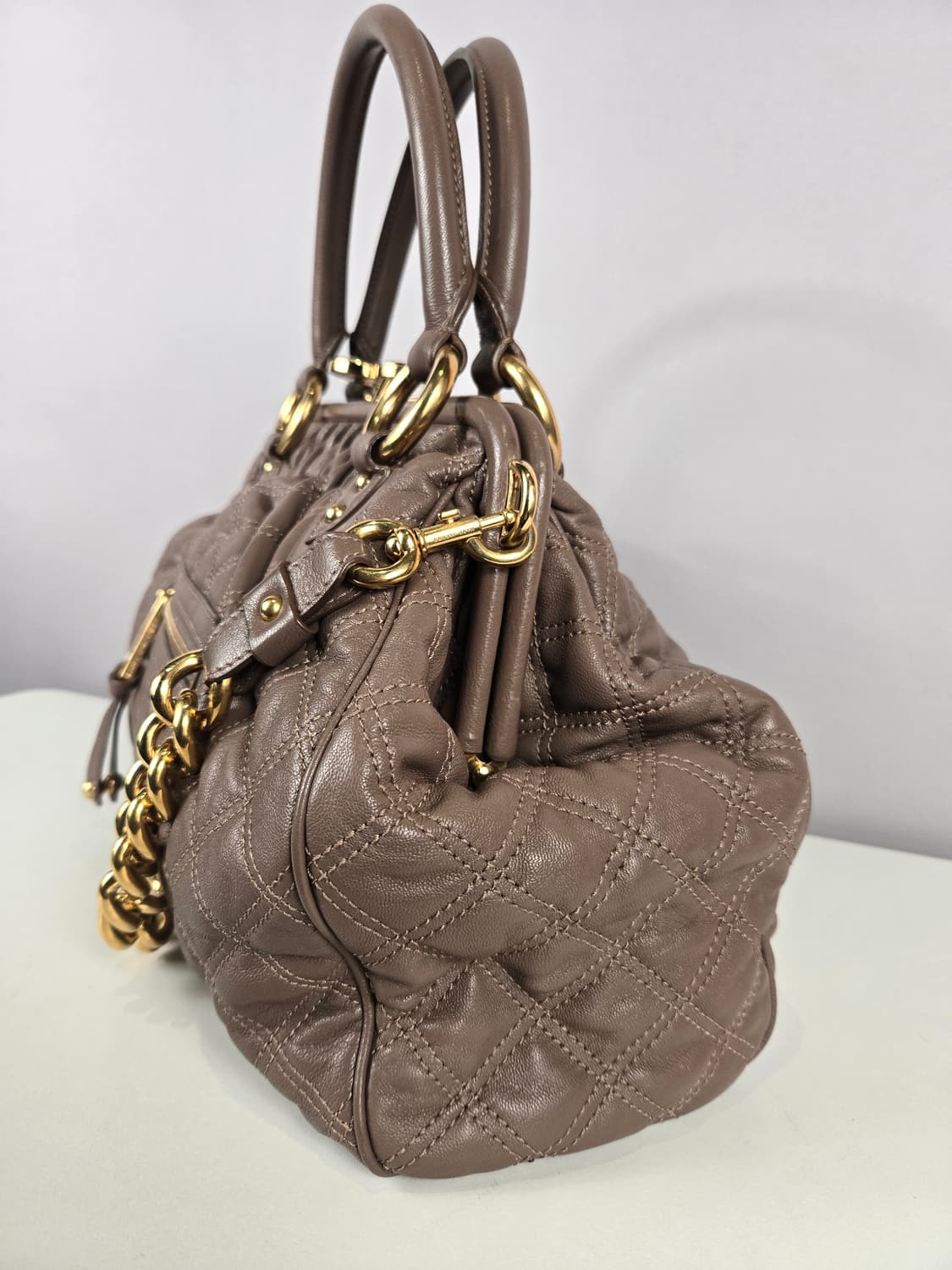 마크제이콥스 스탐백 라지 고트스킨 퀼팅 체인백 가방 정품 스탐 상품이미지2