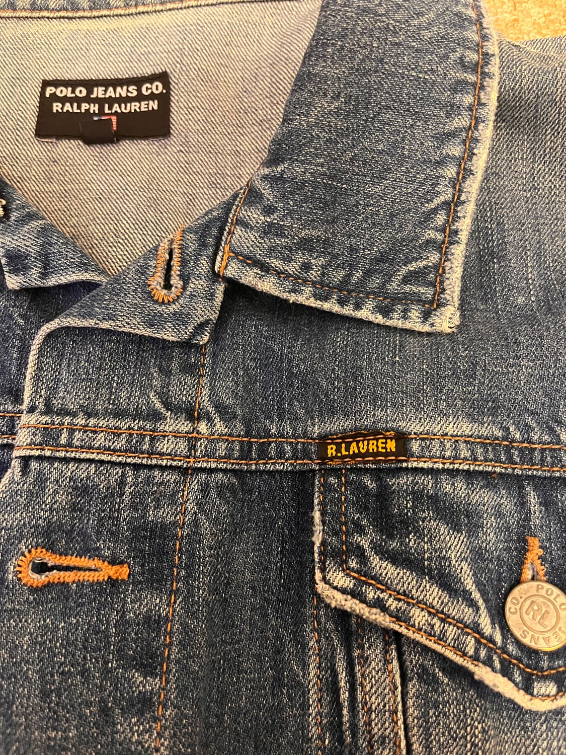 랄프로렌 데님 자켓 빈티지 상품이미지2