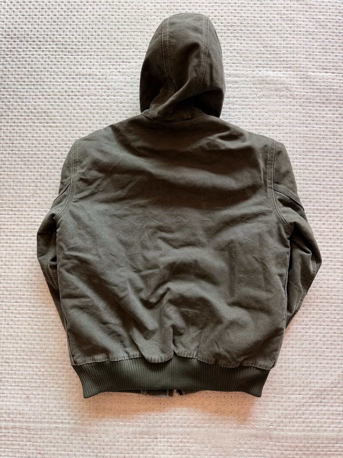 [S] 칼하트 j130 샌드스톤 덕 액티브 자켓 모스 상품이미지2