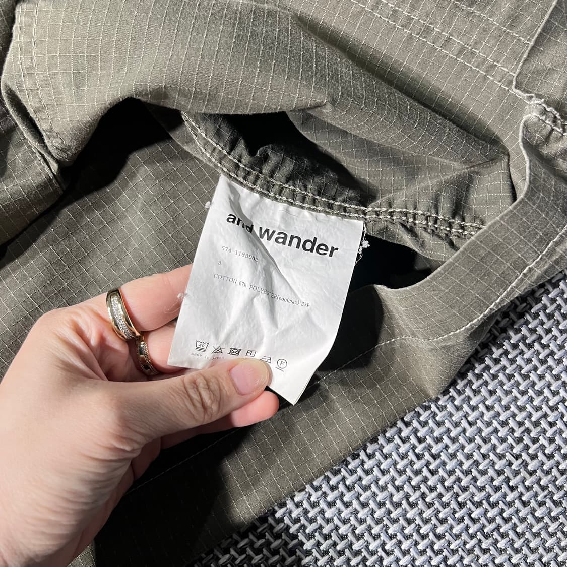 AND WANDER 셔츠(100) 상품이미지8