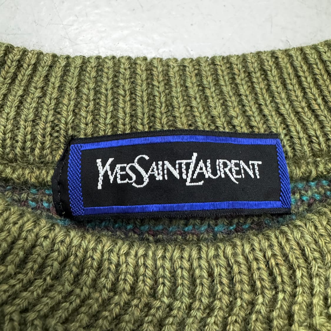 입생로랑 90s 제팬 에스닉 니트  상품이미지4