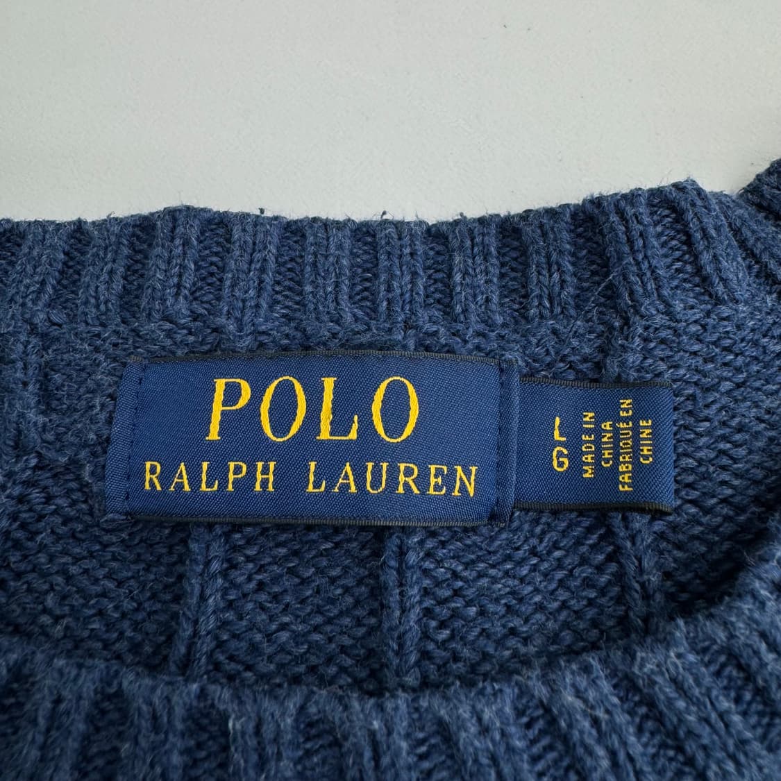 폴로 케이블 니트  상품이미지4