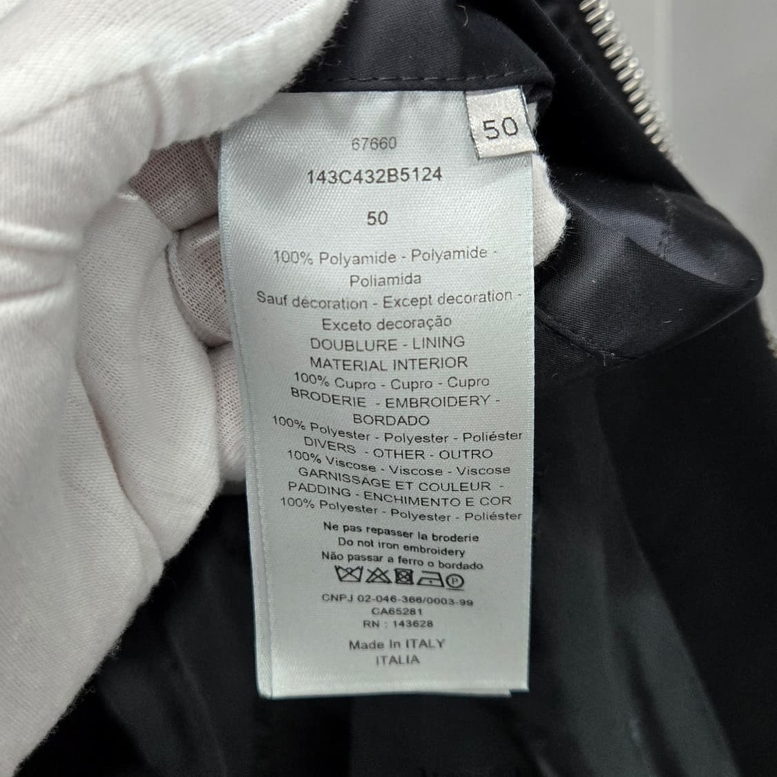 디올 피터도이그 백로고 봄버 블루종 자켓 50 상품이미지5