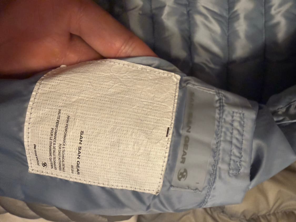 산산기어 25fw 서픽스 경량패딩 그레이 1사이즈 상품이미지6