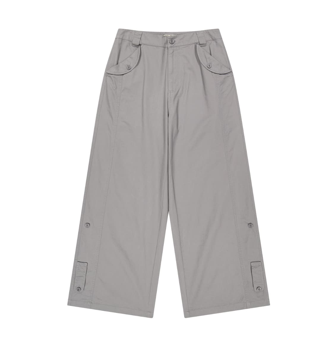 코이세이오 washed button tab pants grey 1사이즈 상품이미지1