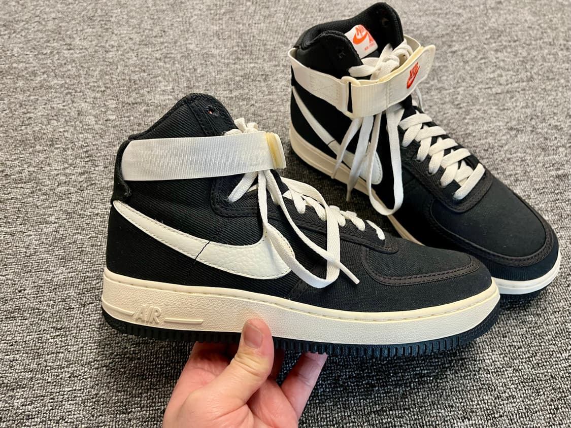 [260] 나이키 에어포스1 하이 레트로 캔버스 새제품  상품이미지4