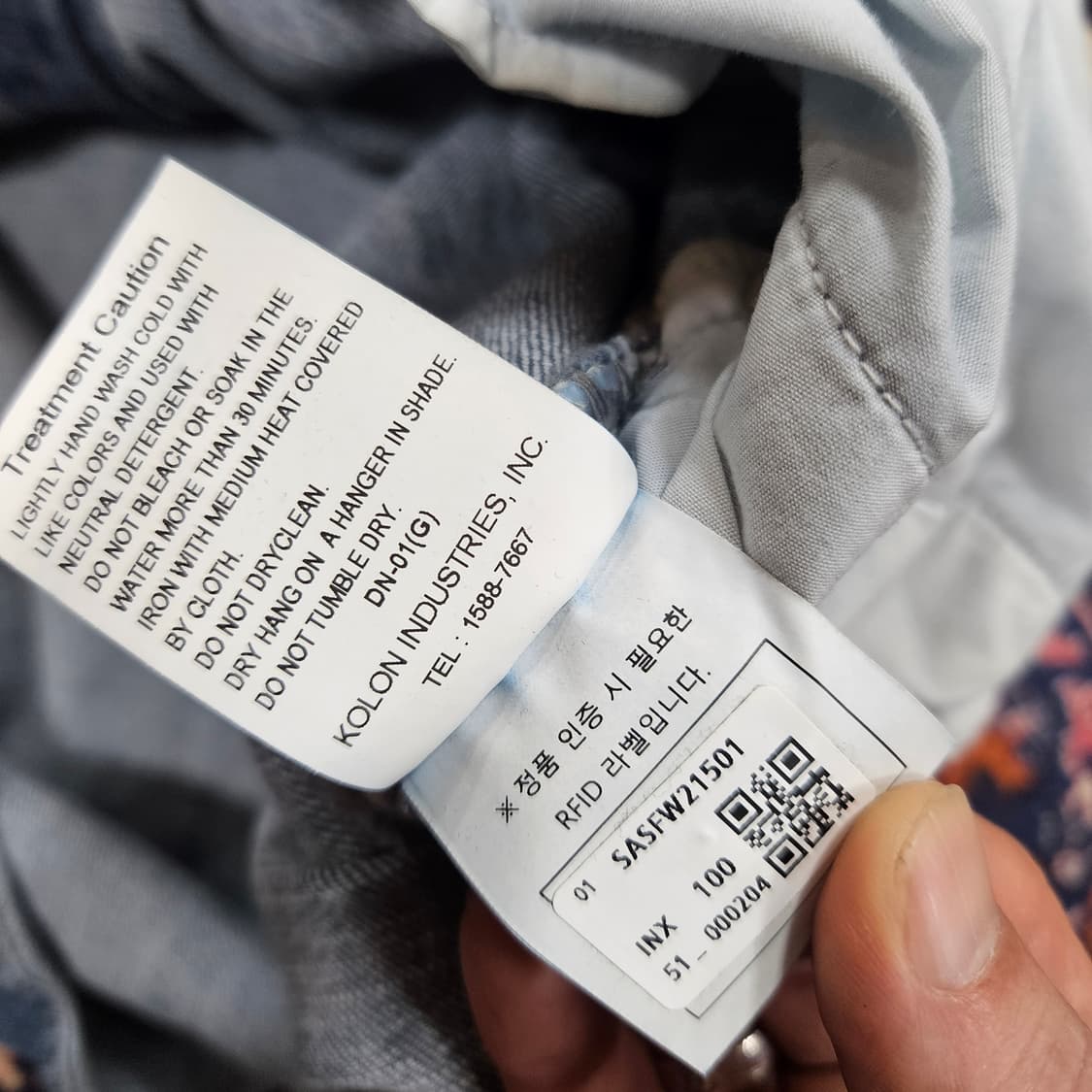 시리즈(Series) 21FW 심플링 워시드 루즈핏 데님 자켓 L  상품이미지8