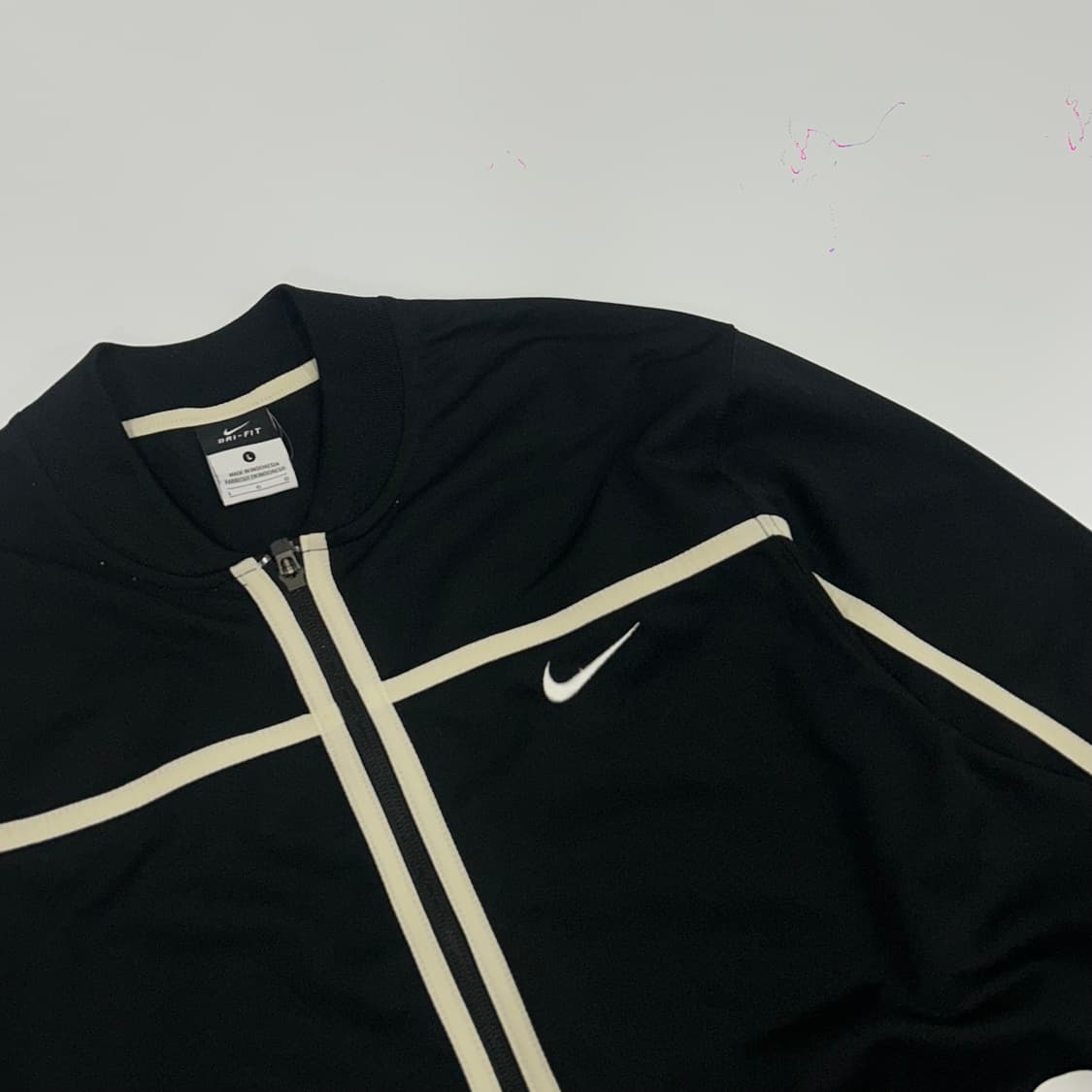 Nike 나이키 아이보리 블랙 배색 져지 상품이미지4