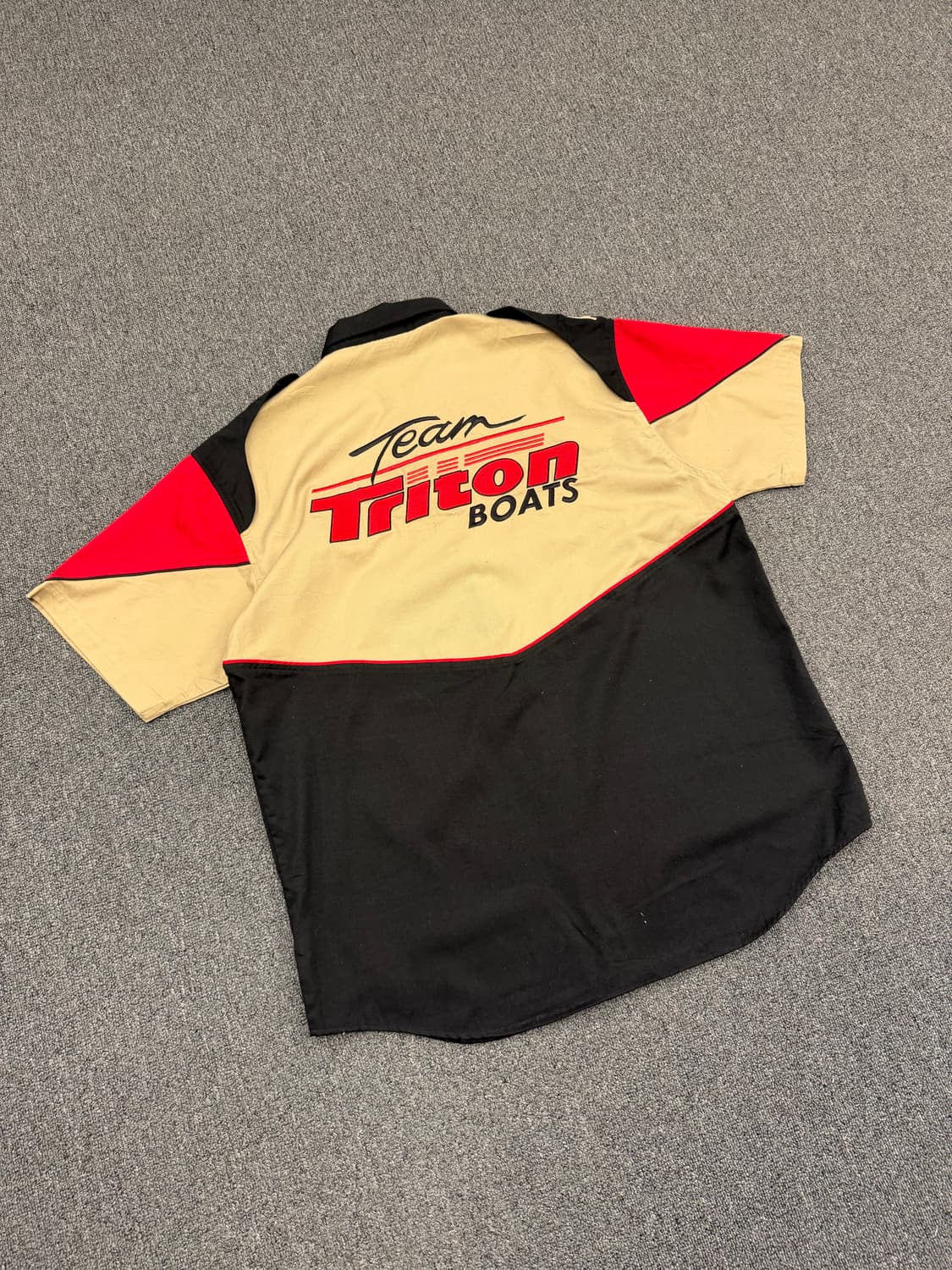 XL) Triton Boats 빈티지 반팔 피싱셔츠 상품이미지2
