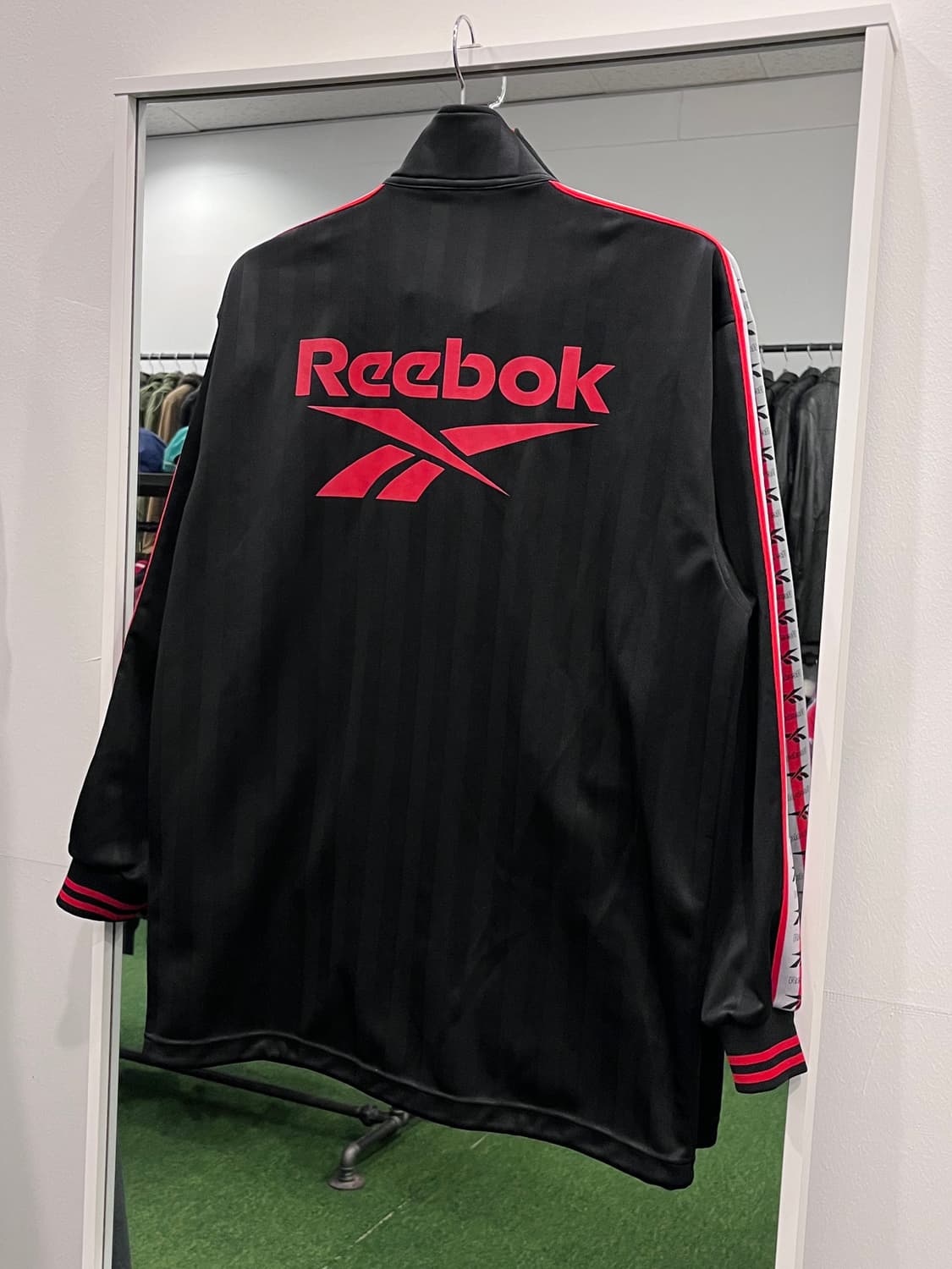 90s Reebok 리복 올드스쿨 저지 집업 상품이미지5