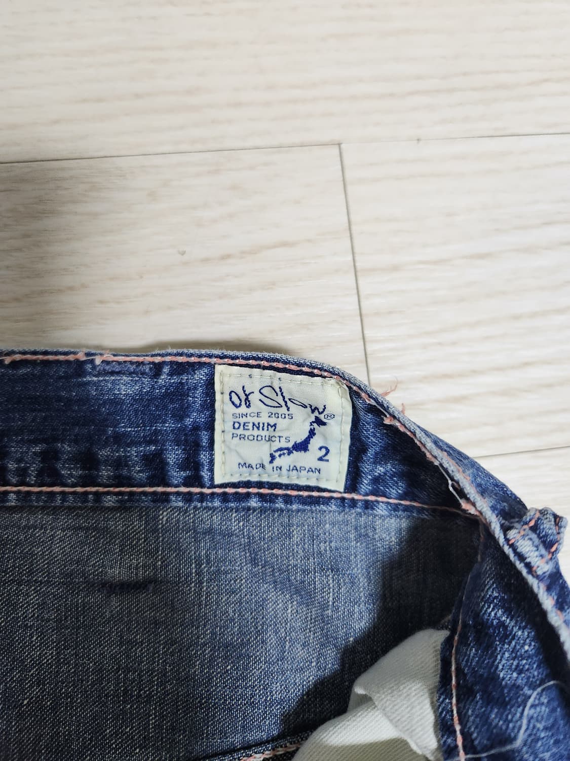오어슬로우 데님 청바지 (사이즈 2) 상품이미지1