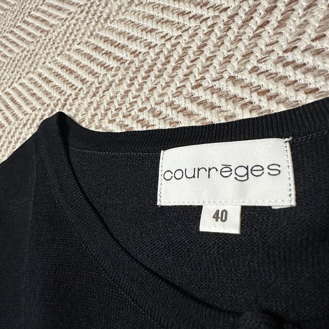 COURREGES japan made woman knit cardigan 상품이미지3