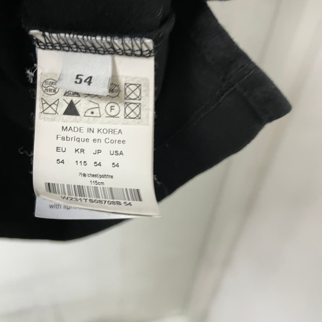 2022 우영미 반팔 티셔츠 블랙 54  상품이미지6