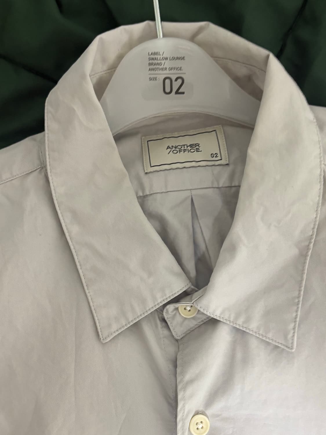 어나더오피스 down town shirt(Dove Gray, 02사이즈) 상품이미지4