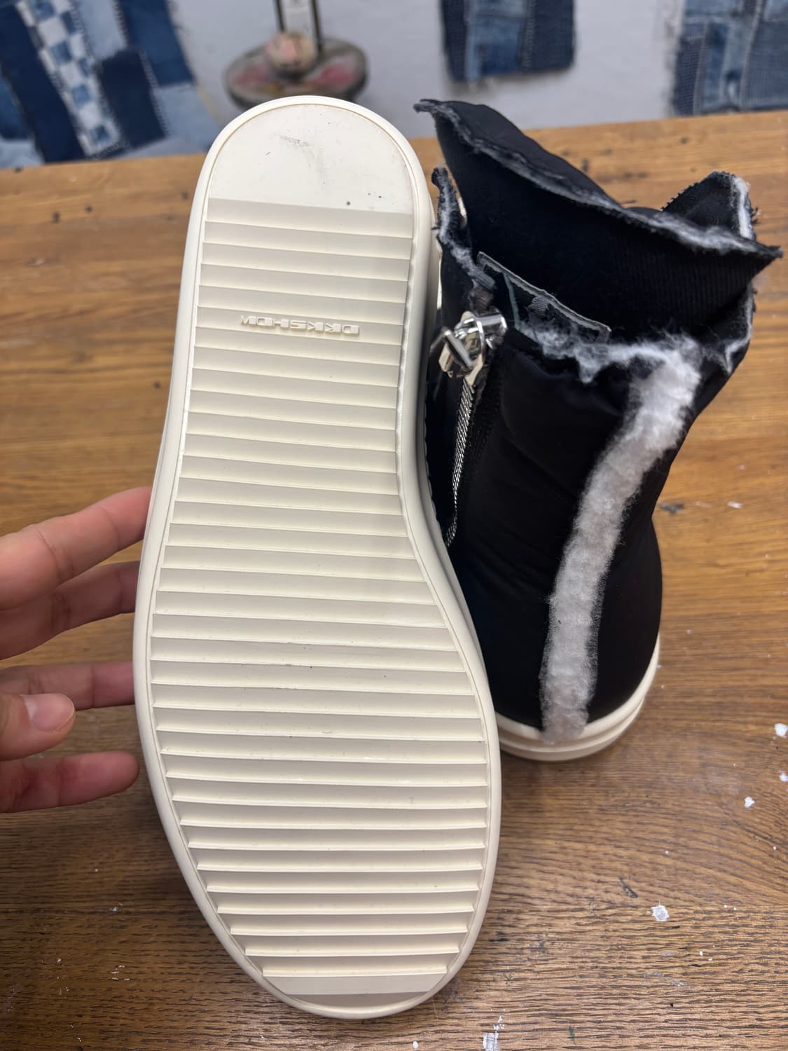 릭오웬스 다크쉐도우 패딩 하이탑  상품이미지6