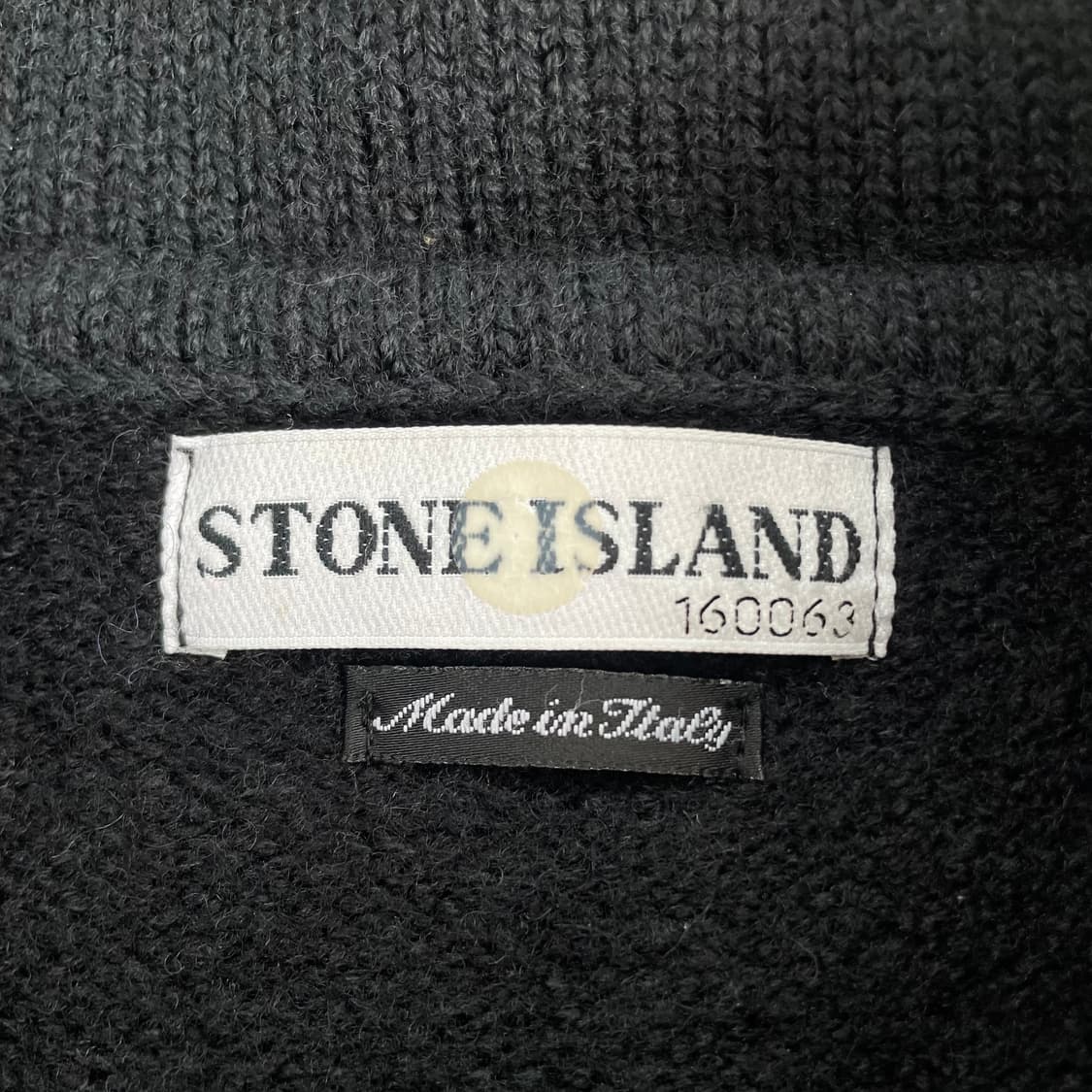 Stone Island  스톤아일랜드 90,s 와펜 헤비울 니트집업 상품이미지5