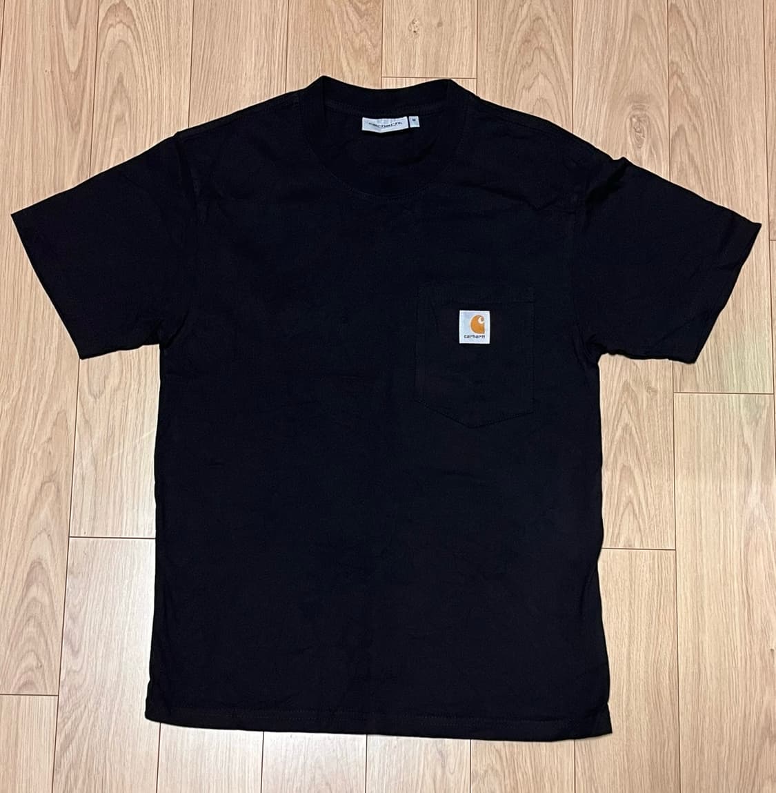 칼하트 블랙 포켓 반팔 티셔츠 M 상품이미지1