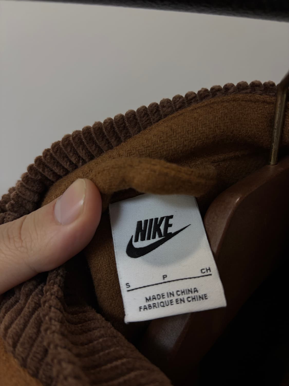 (S) Nike 나이키 오렌지 스우시 울 블루종 자켓 상품이미지6